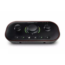 Focusrite Vocaster Two Audio Interface For Two-Person Podcasting -Audio Equipment Shop 02 vc2 elevated 1500 998copy