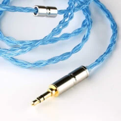 BGVP 5N Blue 4 Core OCC+Silver Hybrid HiFi Earphone Upgrade Cable