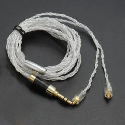 BGVP 5N Silver 8 Core HiFi Earphone Upgrade Cable