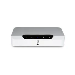 Bluesound POWERNODE EDGE Compact Wireless Music Streaming Amplifier -Audio Equipment Shop POWERNODE EDGE White Front Above