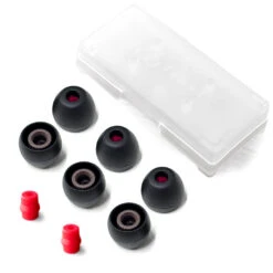 Final Audio Black+Black/Red Silicon Type E Tips Kit With Case And Nozzle Adapter -Audio Equipment Shop SMALL acf0ad9d d57e 489e b7f2 213646031311
