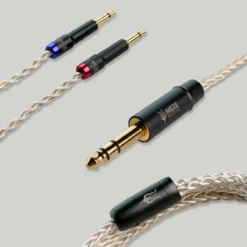 Meze Mono 3.5mm Silver-Plated PCUHD Premium Cable For Liric & 109 Pro (Open Box) -Audio Equipment Shop Silver 6 3mm 350e6a77 d0ee 49fd a996 7b5290a06f96