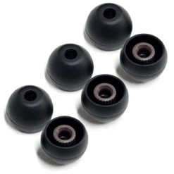 Final Audio Black Silicon Eartips For E Series -Audio Equipment Shop THREE leading image LARGE