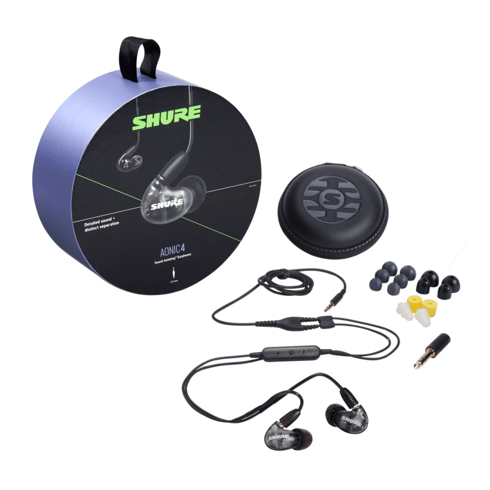 Shure AONIC 4 Wired Sound Isolating Earphones With Remote + Mic 2 Shure AONIC 4 Wired Sound Isolating Earphones With Remote + Mic - Image 2