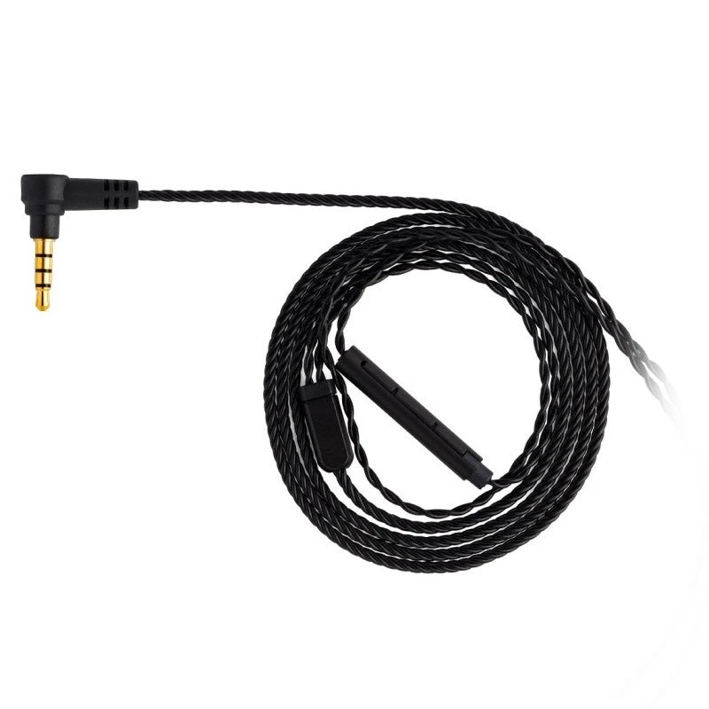 ALO Audio Copper Litz MMCX Cable W/ 3-Button Control And Mic 1 ALO Audio Copper Litz MMCX Cable W/ 3-Button Control And Mic