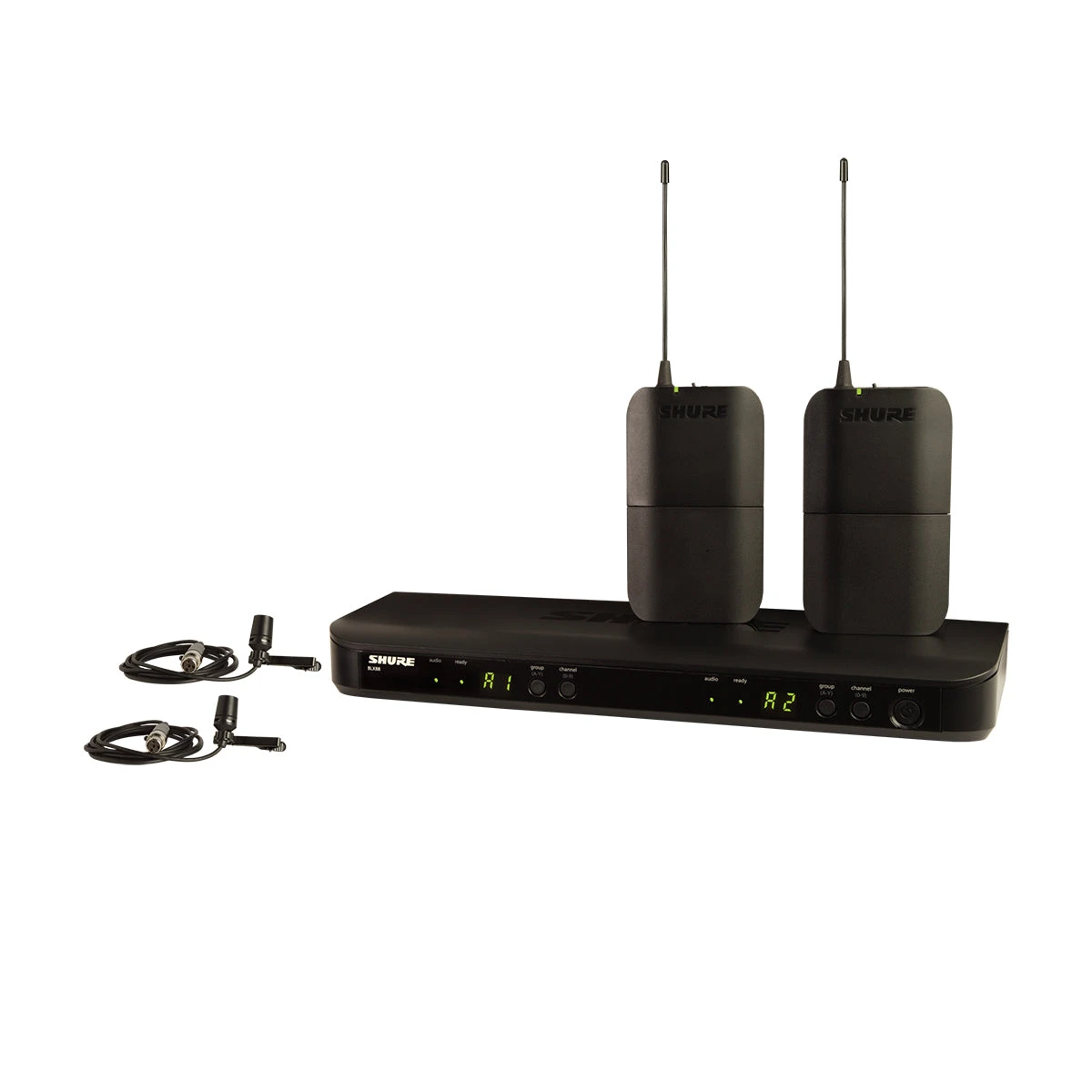 Shure BLX188/CVL Wireless Dual Presenter System With Two CVL Lavalier Microphones 1 Shure BLX188/CVL Wireless Dual Presenter System With Two CVL Lavalier Microphones