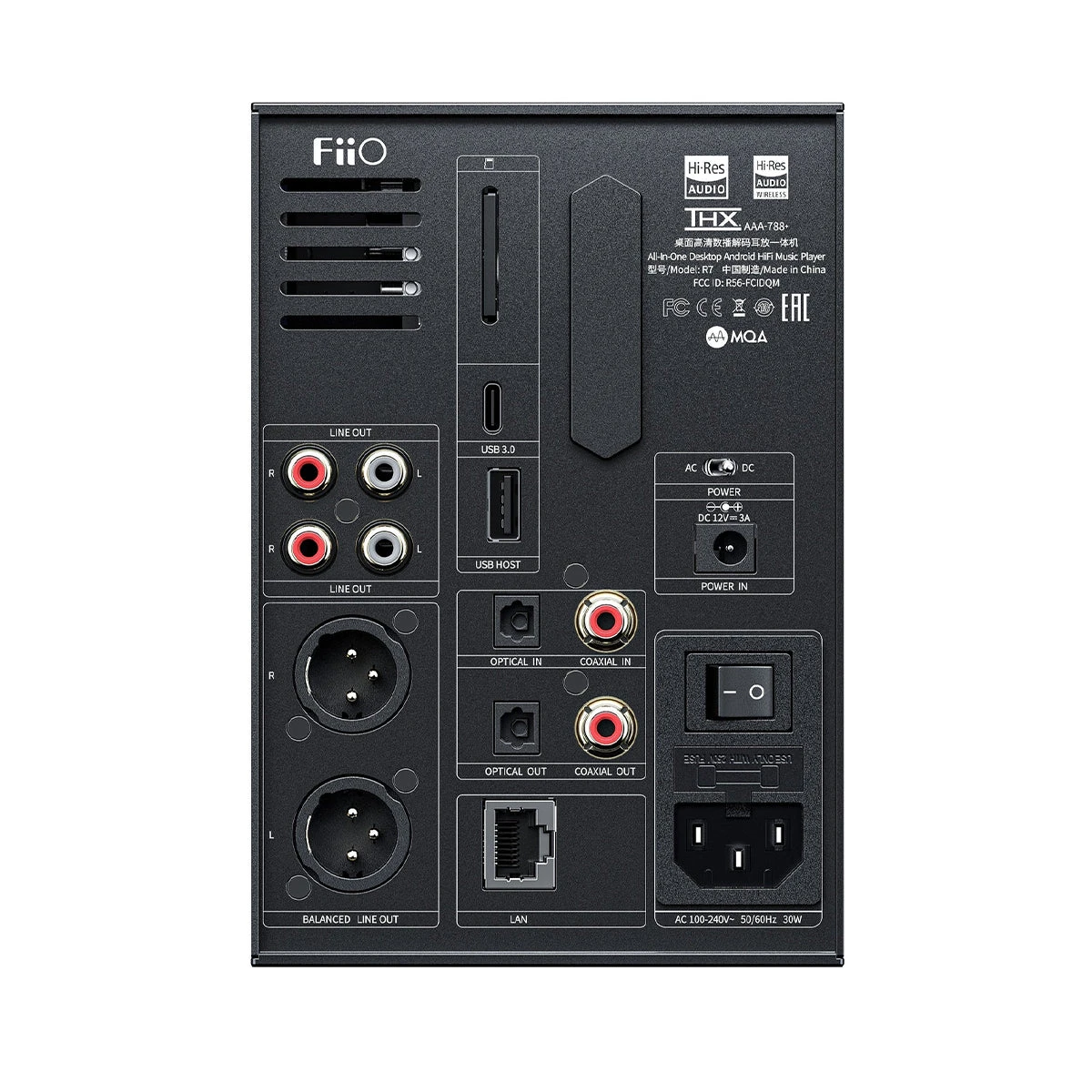 FiiO R7 All-in-One Player, Streamer, And Headphone Amp/DAC 3 FiiO R7 All-in-One Player, Streamer, And Headphone Amp/DAC - Image 3