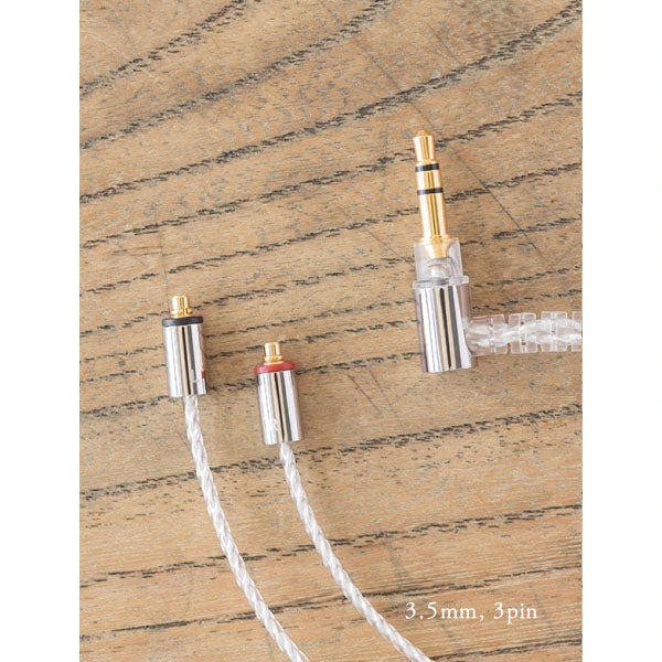 Final Audio C106 Straight MMCX Silver-Coated Cable 3 Final Audio C106 Straight MMCX Silver-Coated Cable - Image 3