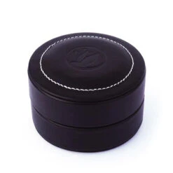 FIR Audio Genuine Leather Round Case For IEMs