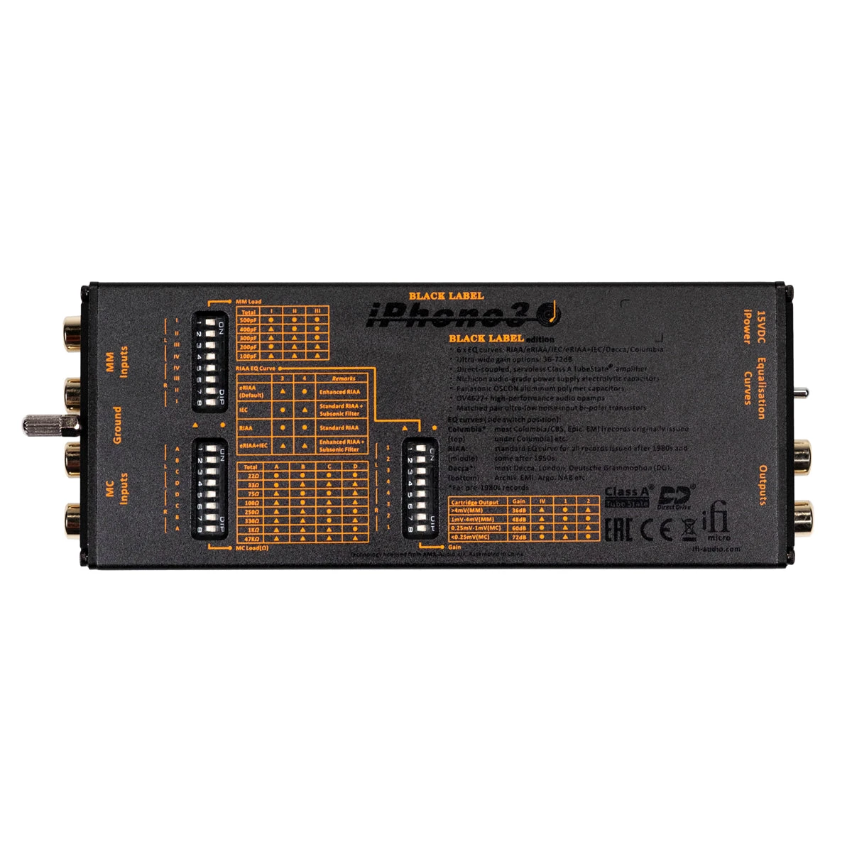 IFi Micro IPhono3 Black Label Phono Stage With IPower X 2 IFi Micro IPhono3 Black Label Phono Stage With IPower X - Image 2