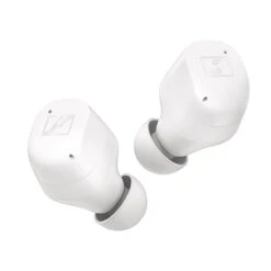 Sennheiser MOMENTUM True Wireless 3 With Adaptive Noise Cancellation (Open Box) -Audio Equipment Shop mtw 3 white earbuds front 1 final 28afd89e 3700 4b50 8b10 c8064a041415