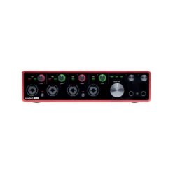 Focusrite Scarlett 18i8 3rd Gen 18-in 8-out USB Audio Interface For Musicians -Audio Equipment Shop scarlett18i8 bullets frontcopy