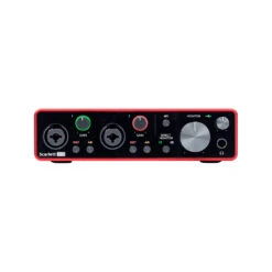 Focusrite Scarlett 2i2 3rd Gen 2-in 2-out USB Audio Interface For Musicians -Audio Equipment Shop scarlett2i2 bullets frontcopy