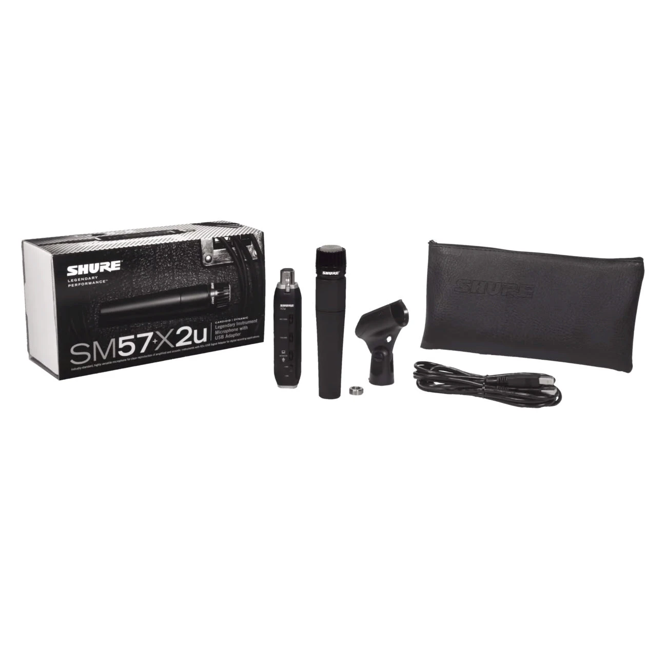 Shure SM57-X2U Microphone And XLR-to-USB Adapter Bundle 4 Shure SM57-X2U Microphone And XLR-to-USB Adapter Bundle - Image 4